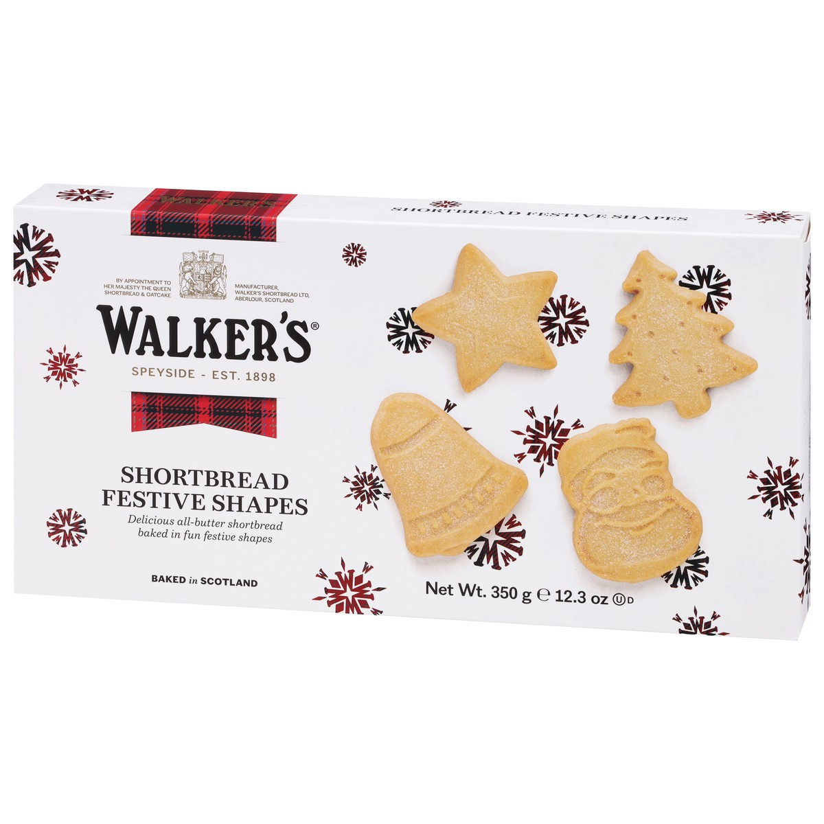 slide 8 of 13, Walkers Shortbread Festive Shapes Pure Butter Cookies, 12.3 oz