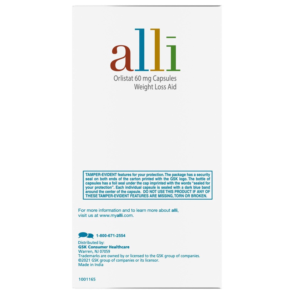 slide 8 of 9, Alli Orlistat 60mg Weight Loss Aid Starter Kit Capsules - 60ct, 60mg, 60 ct