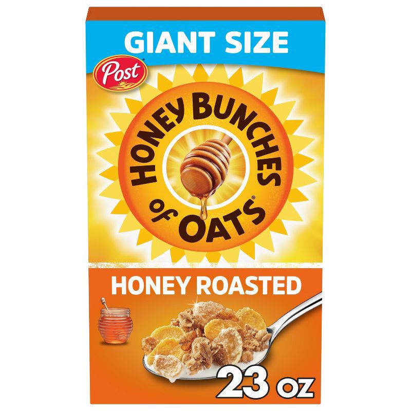 slide 1 of 12, Post Honey Bunches of Oats Honey Roasted Breakfast Cereal - 23oz, 23 oz