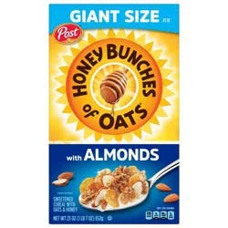 Post Honey Bunches of Oats with Almonds Breakfast Cereal - 23oz