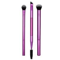 Real Techniques Eye Shade + Blend Makeup Brush Trio - 3 ct