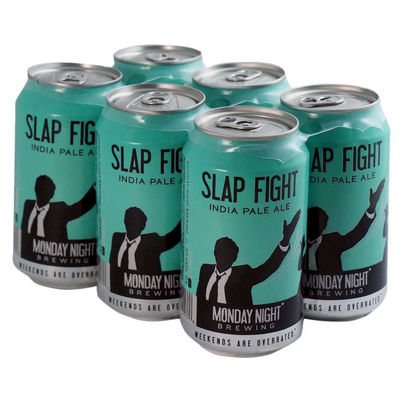 slide 1 of 1, Monday Night Brewing Monday Night Slap Fight Ale Beer - 6pk/12 fl oz Cans, 6 ct; 12 fl oz