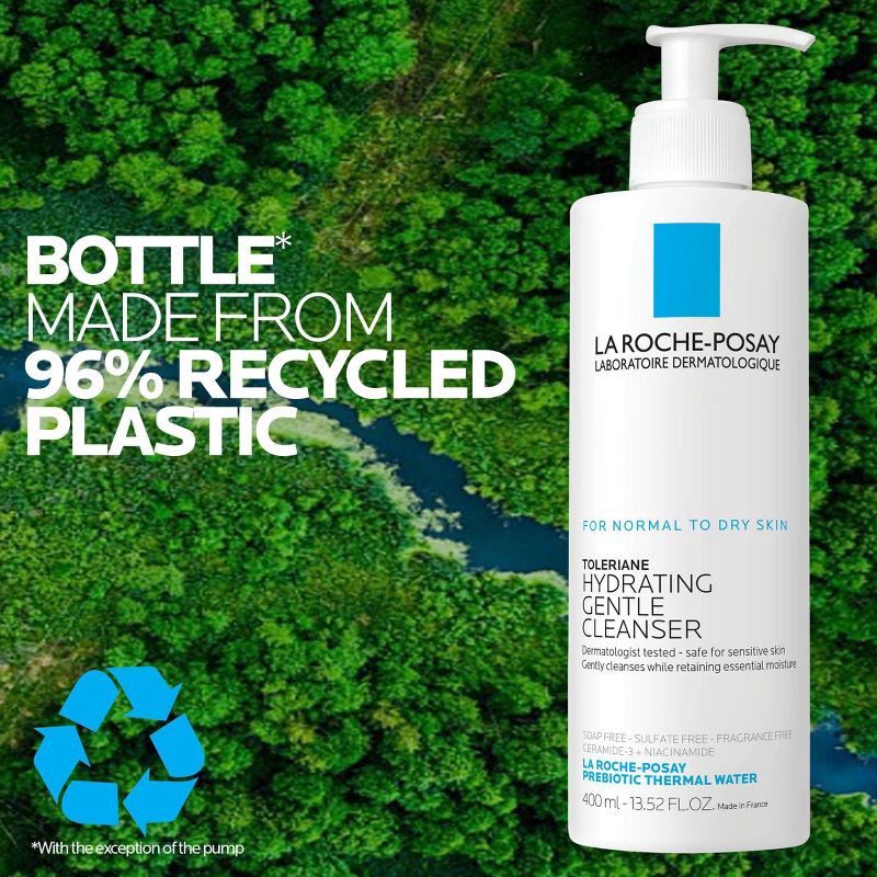 slide 5 of 5, La Roche Posay Toleriane Hydrating Facial Cleanser - 13.5 fl oz, 13.5 fl oz