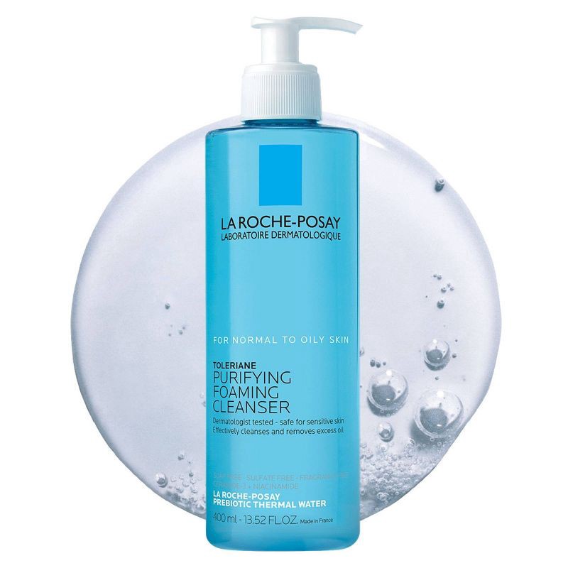 slide 2 of 8, La Roche Posay Toleriane Purifying Facial Cleanser with Niacinamide for Oily Skin - 13.52 fl oz, 13.52 fl oz