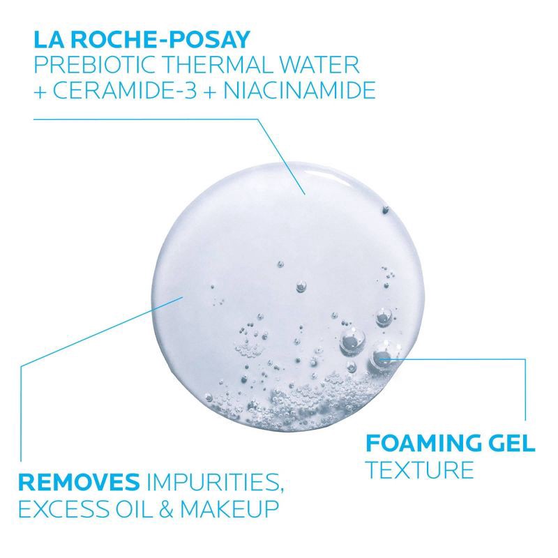 slide 3 of 8, La Roche Posay Toleriane Purifying Facial Cleanser with Niacinamide for Oily Skin - 13.52 fl oz, 13.52 fl oz