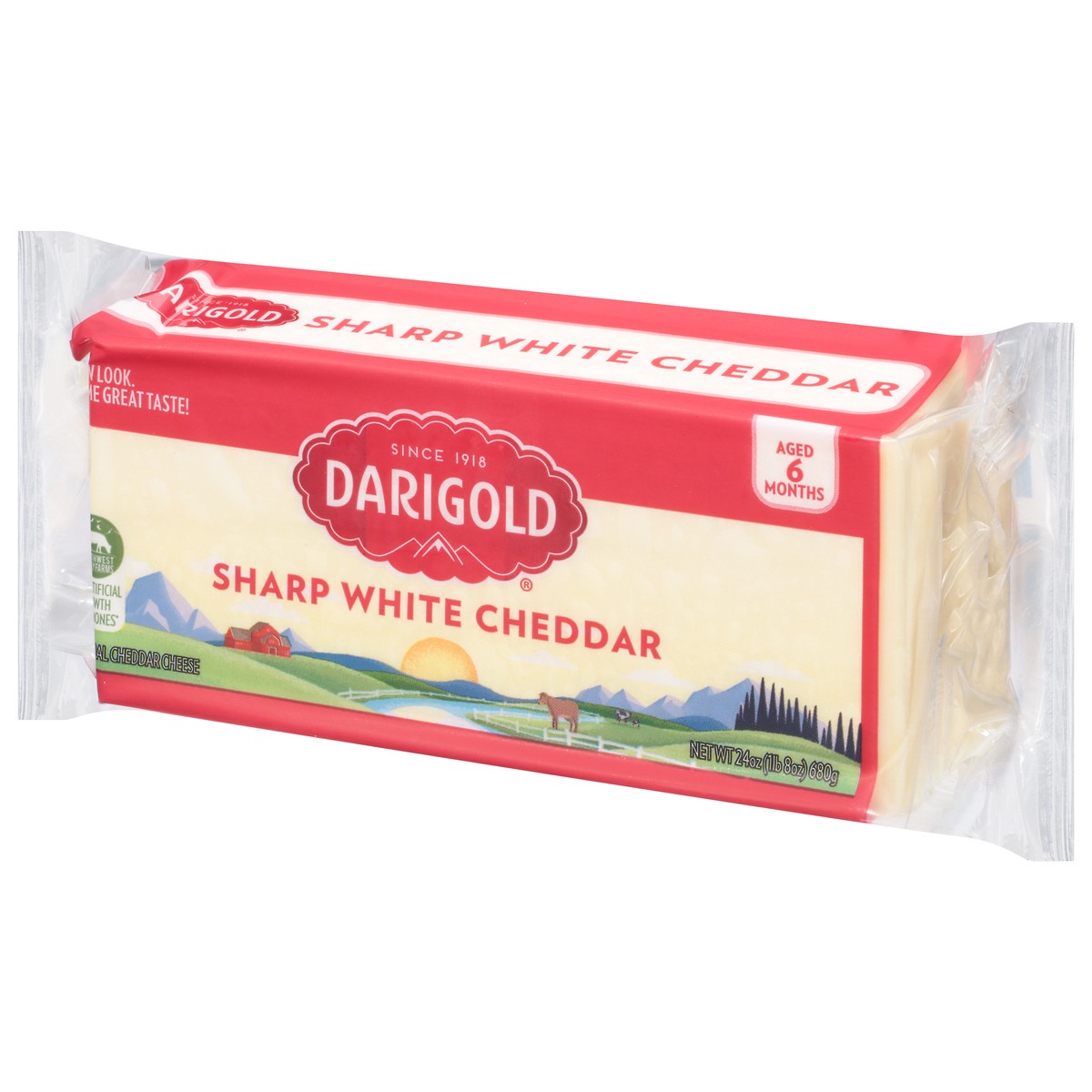 slide 5 of 9, Darigold Sharp White Cheddar Cheese 24 oz, 24 oz