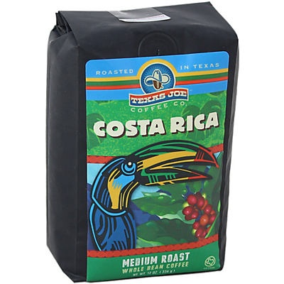 slide 1 of 1, Texas Joe Costa Rica Whole Bean Coffee - 12 oz, 12 oz