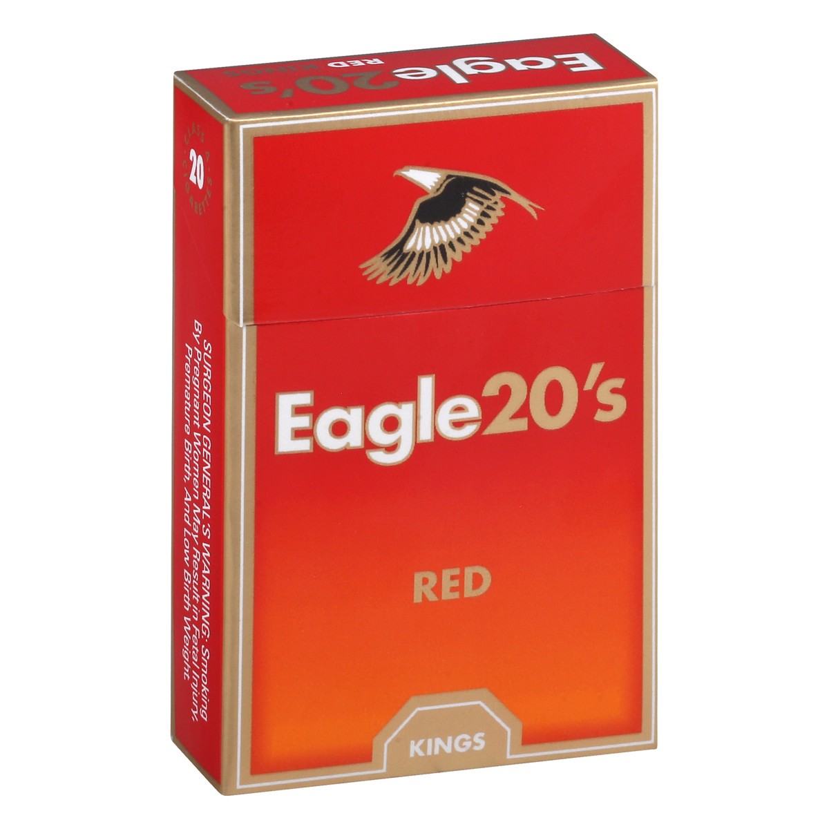 slide 2 of 8, Eagle Brand Cigarettes, Class A, Red, Kings, 20 ct