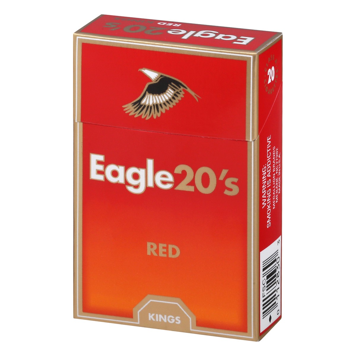 slide 3 of 8, Eagle Brand Cigarettes, Class A, Red, Kings, 20 ct