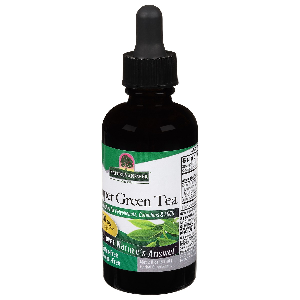 slide 6 of 12, Nature's Answer 100 mg Super Green Tea 2 fl oz, 2 fl oz