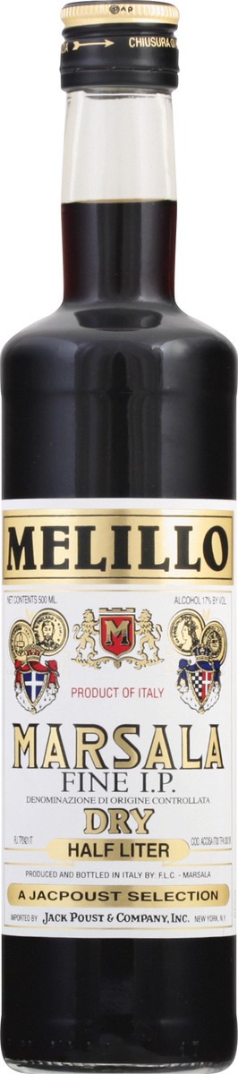 slide 5 of 6, Melillo Dry Fine Ip Marsala, 500 ml