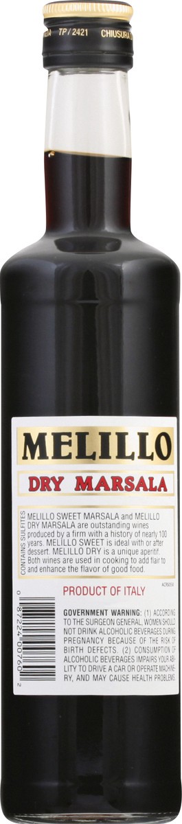 slide 6 of 6, Melillo Dry Fine Ip Marsala, 500 ml