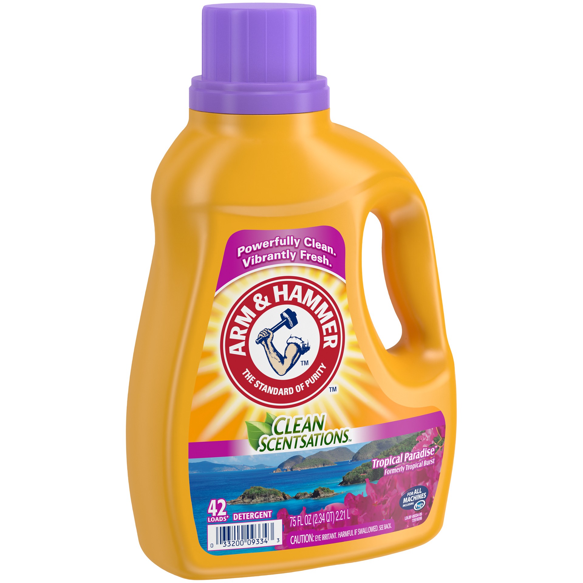 slide 3 of 5, ARM & HAMMER Tropical Paradise Detergent 75 fl oz, 75 fl oz