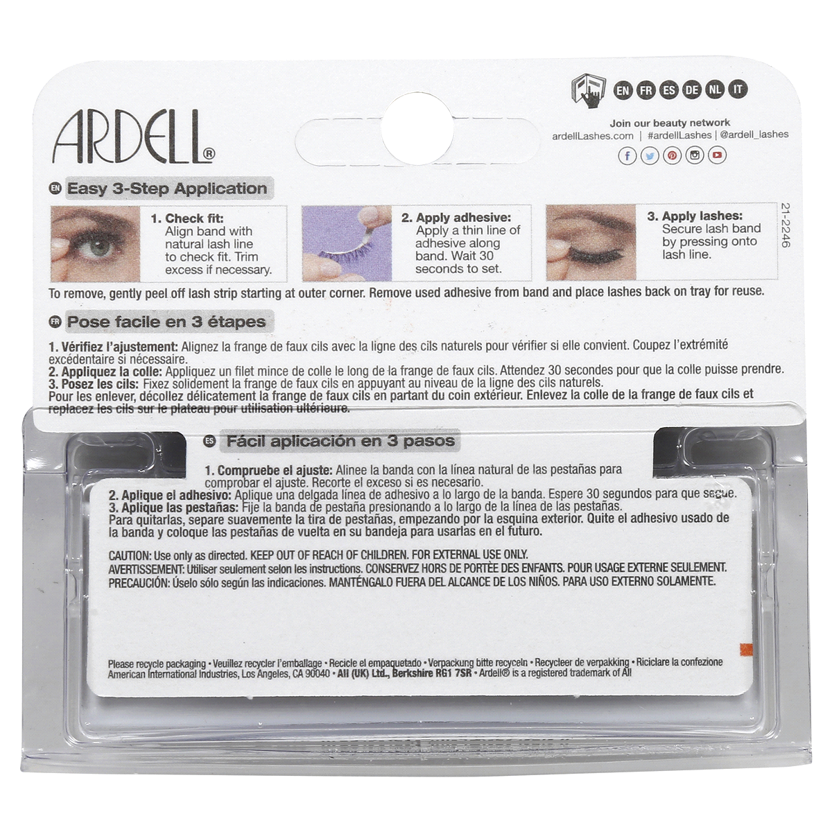 slide 3 of 3, Ardell Double Wispies Lashes, 1 pair