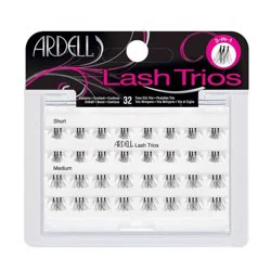 Ardell Eyelash Individual Lash Trios Black - 32ct