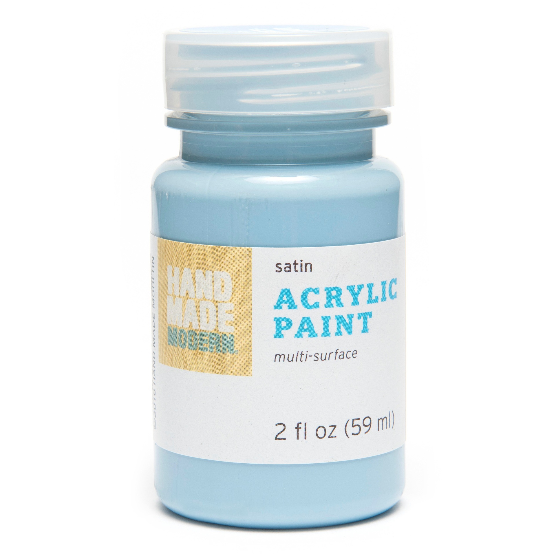 slide 1 of 1, Hand Made Modern Satin Acrylic Paint - Forget-me-Not, 2 oz