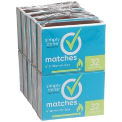 Simply Done Matches Strike-On-Box 10pk