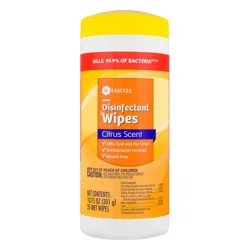 Se Grocers Disinf Citrus Wipes