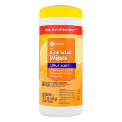 Se Grocers Disinf Citrus Wipes