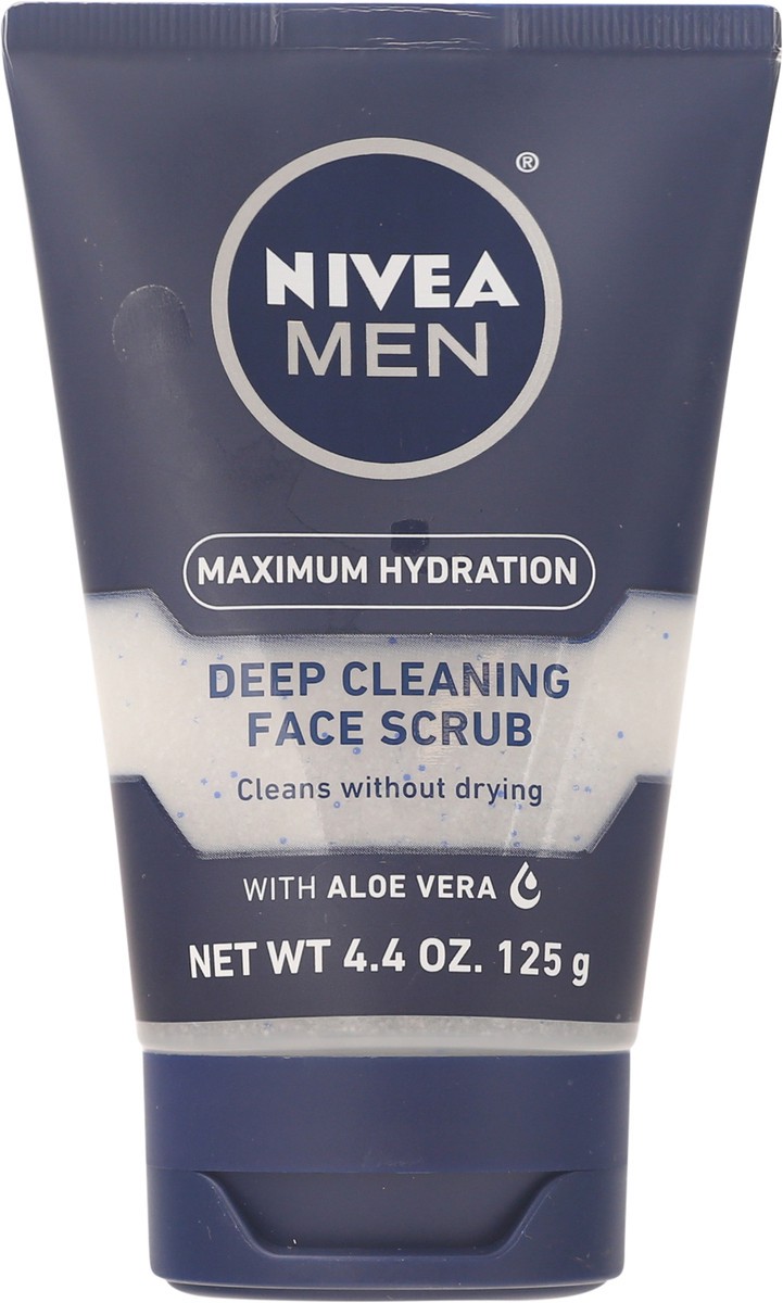 slide 6 of 9, Nivea Men Maximum Hydration Deep Cleaning Face Scrub with Aloe Vera - 4.4oz, 4.4 oz