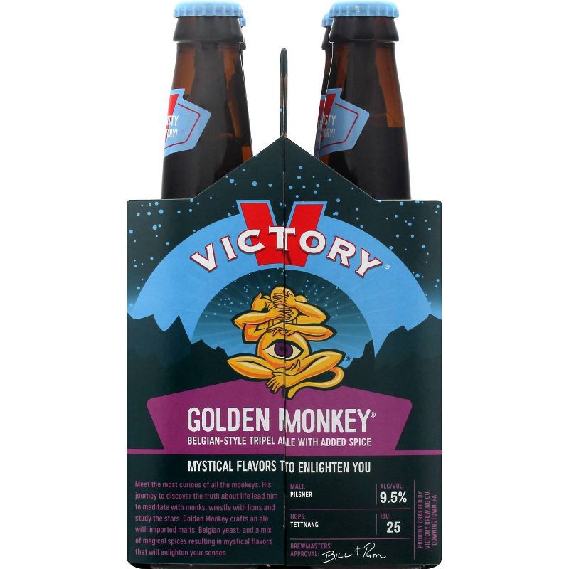 slide 4 of 5, Victory Brewing Company Victory Golden Monkey Belgian-Style Tripel Ale Beer - 6pk/12 fl oz Bottles, 6 ct; 12 fl oz