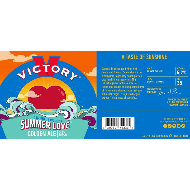 slide 3 of 3, Victory Brewing Company Victory Seasonal Beer - 6pk/12 fl oz Bottles, 6 ct; 12 fl oz