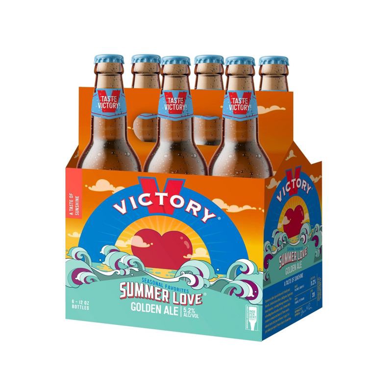 slide 1 of 3, Victory Brewing Company Victory Seasonal Beer - 6pk/12 fl oz Bottles, 6 ct; 12 fl oz