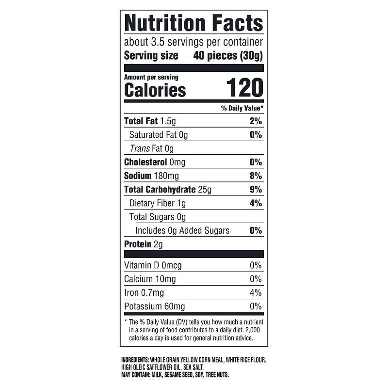 slide 10 of 15, Good Thins Sea Salt Corn Snacks Gluten Free Crackers - 3.5oz, 3.5 oz