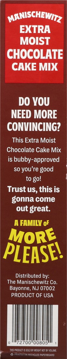 slide 12 of 13, Manischewitz Extra Moist Chocolate Cake Mix with Fudge Frosting - 14 oz, 14 oz