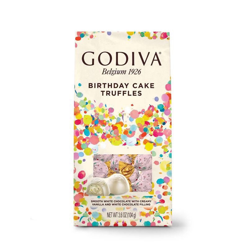 slide 1 of 1, Godiva Limited Edition Birthday Cake Truffles - 3.6oz, 3.6 oz