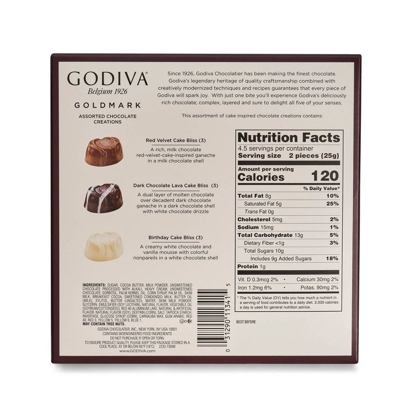 slide 2 of 6, Godiva Candy Assorted Cake Truffles 3.8oz, 3.8 oz