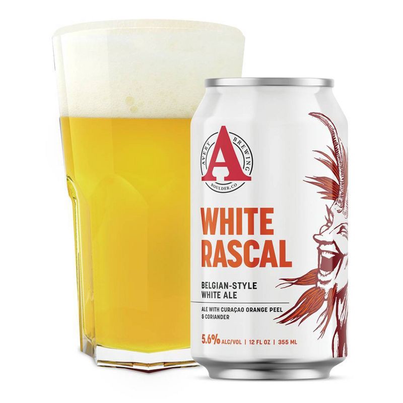 slide 10 of 10, Avery Brewing Co. Avery White Rascal White Ale Beer - 6pk/12 fl oz Cans, 6 ct; 12 fl oz