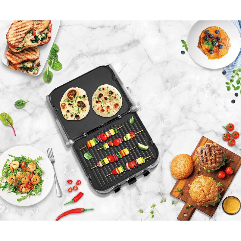 slide 20 of 20, Cuisinart Griddler - Stainless Steel - GR-4NP1, 1 ct