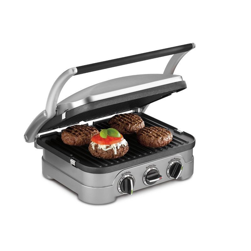 slide 3 of 20, Cuisinart Griddler - Stainless Steel - GR-4NP1, 1 ct