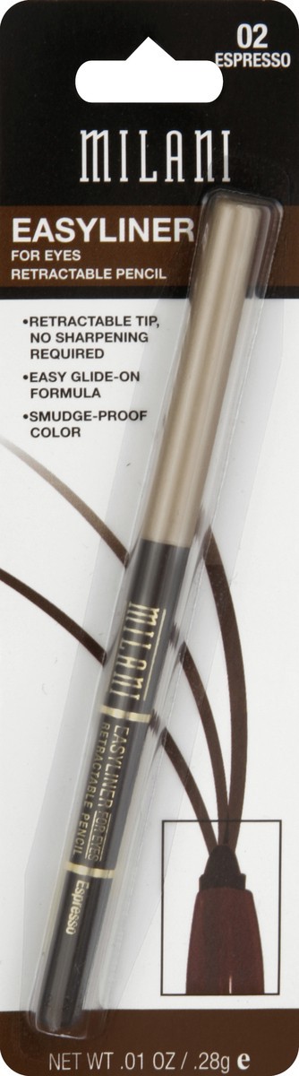 slide 1 of 3, Milani Easyliner 0.01 oz, 0.01 oz