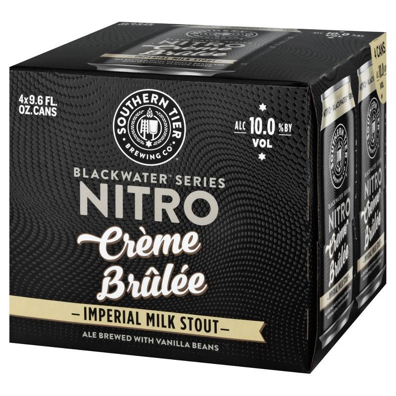 slide 3 of 5, Southern Tier Brewing Company Southern Tier Black Water Nitro Creme Brulee Imperial Milk Stout- 4pk/9.6 fl oz Cans, 4 ct, 9.6 fl oz