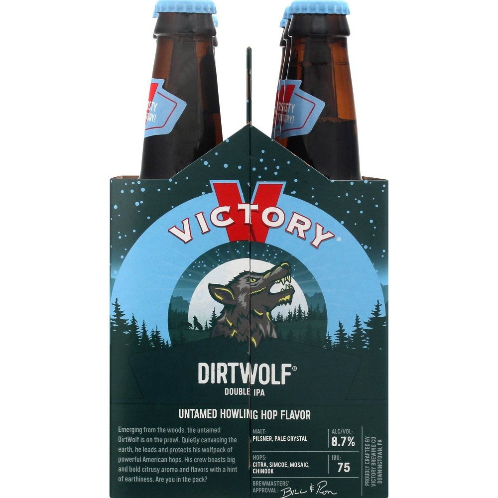 slide 5 of 5, Victory Brewing Company Victory DirtWolf Double IPA Beer - 6pk/12 fl oz Bottles, 6 ct; 12 fl oz