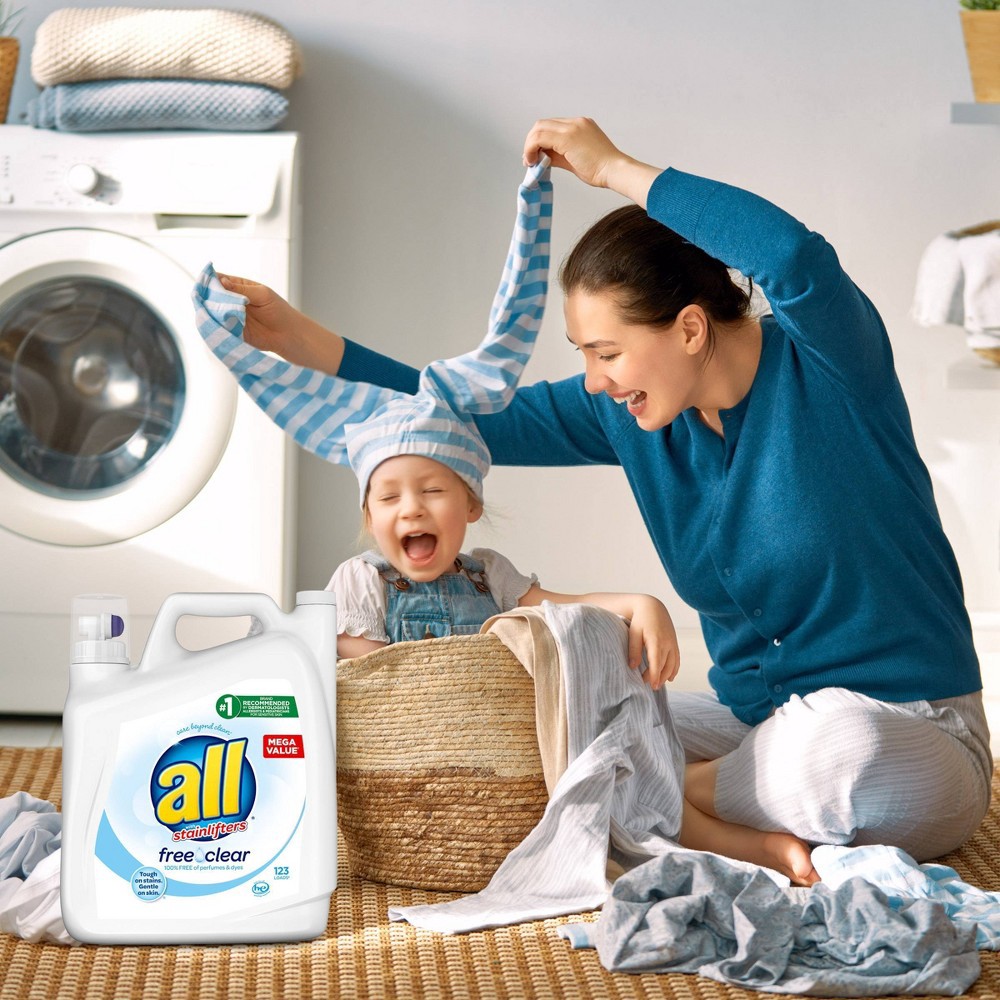 slide 6 of 6, all Liquid Laundry Detergent - Free Clear for Sensitive Skin - 184.5 fl oz, 184.5 fl oz