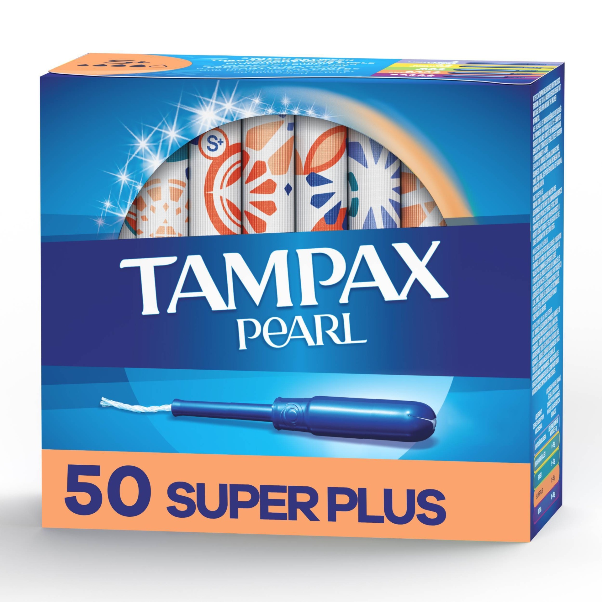 slide 1 of 9, Tampax Pearl Tampons with LeakGuard Braid - Super Plus - Unscented - 50ct, 50 ct