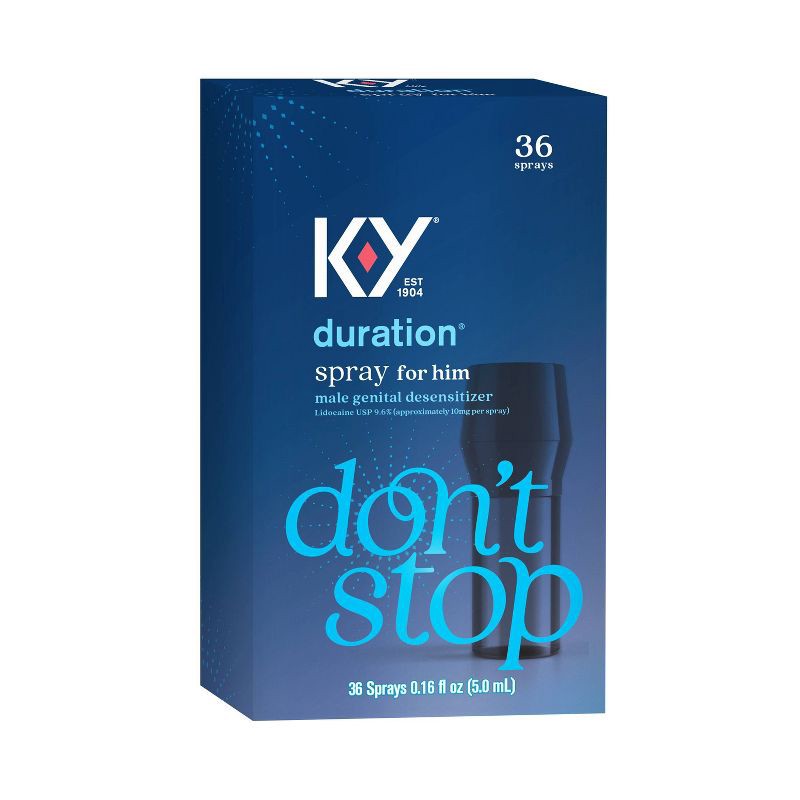 slide 5 of 9, K-Y Duration Spray for Men - 0.16 fl oz, 0.16 fl oz