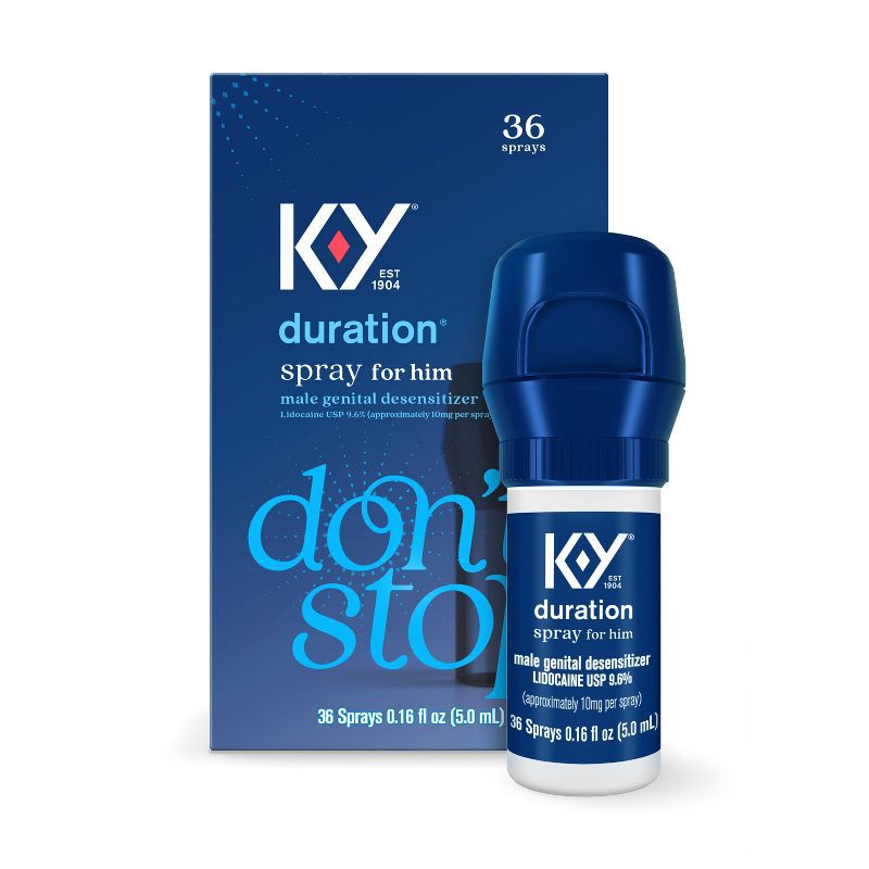 slide 1 of 9, K-Y Duration Spray for Men - 0.16 fl oz, 0.16 fl oz