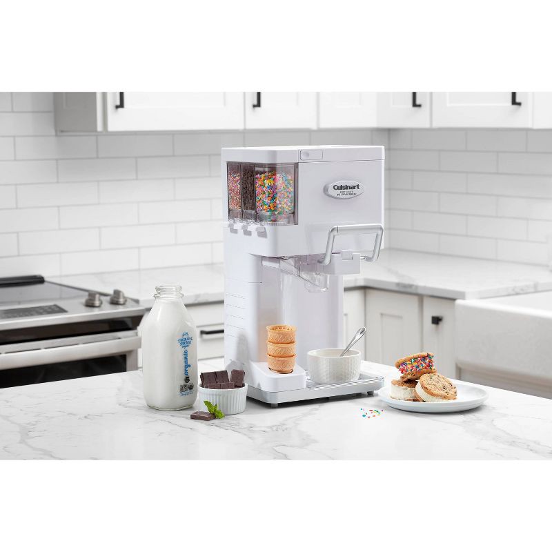 slide 3 of 5, Cuisinart Mix It In Soft Serve Ice Cream Maker - White - ICE-45P1, 1 ct