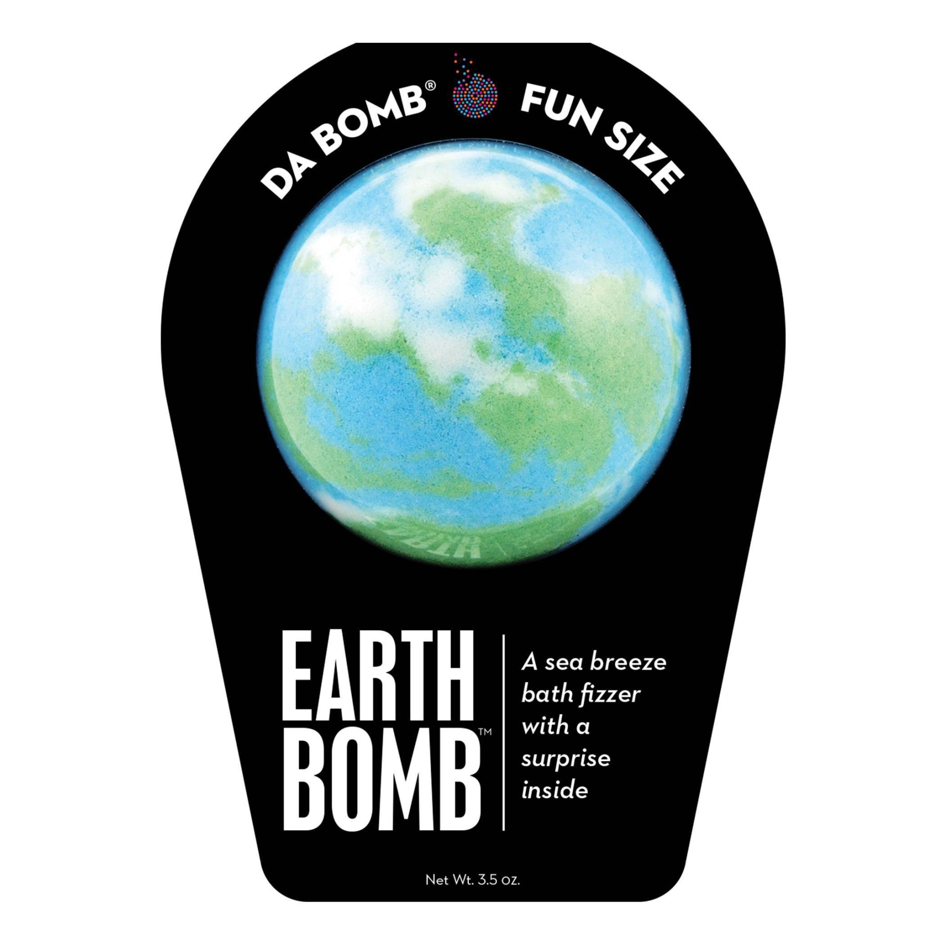 slide 1 of 3, Da Bomb Bath Fizzers Earth Bath Bomb, 3.5 oz