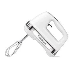 Cuisinart Power Advantage 5-Speed Hand Mixer White: Handheld Kitchen Mixer, Soft Start, Dishwasher-Safe