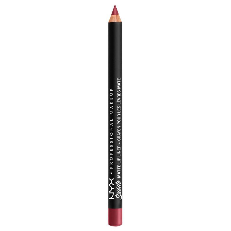 slide 1 of 6, NYX Professional Makeup Suede Matte Velvet Smooth Lip Liner - Vegan Formula - Cherry Skies - 0.035oz, 0.035 oz