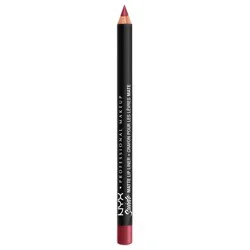 NYX Professional Makeup Suede Matte Velvet Smooth Lip Liner - Vegan Formula - Cherry Skies - 0.035oz