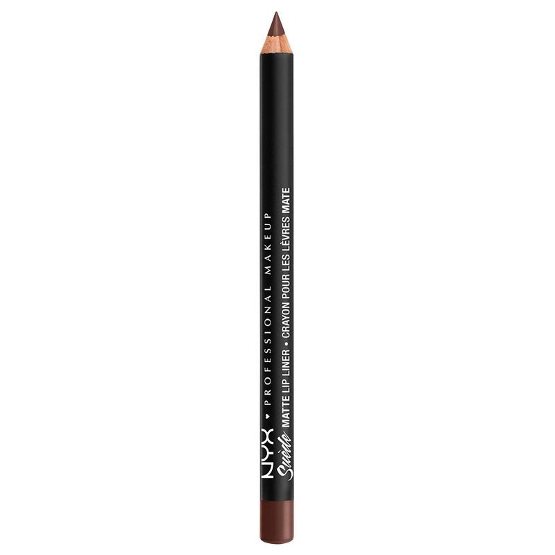 slide 1 of 6, NYX Professional Makeup Suede Matte Velvet Smooth Lip Liner - Vegan Formula - Club Hopper - 0.035oz, 0.03 oz