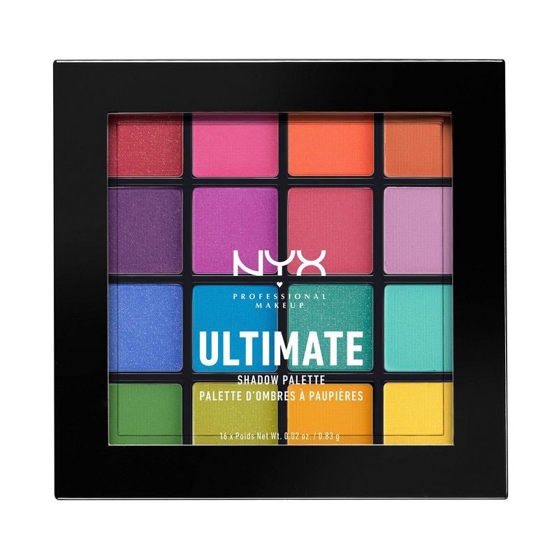slide 1 of 1, NYX Professional Makeup Ultimate Eyeshadow Palette - Brights - 0.46oz, 0.02 oz