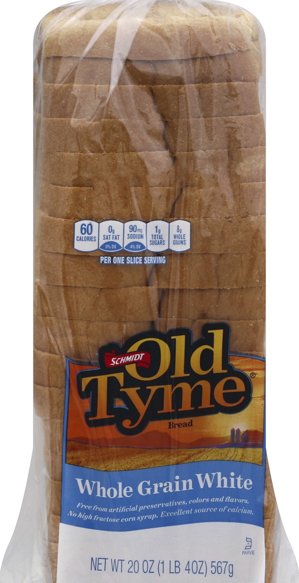 slide 2 of 6, Schmidt's Blue Ribbon Whole Grain White Bread 20 Ounce - 20 Oz, 20 oz