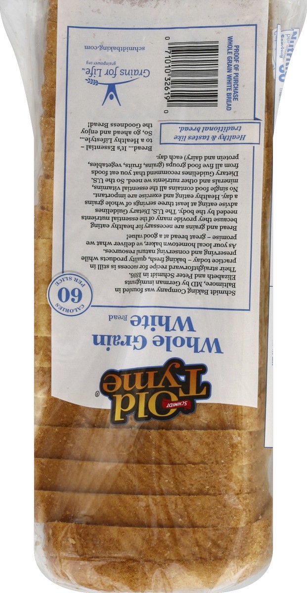 slide 4 of 6, Schmidt's Blue Ribbon Whole Grain White Bread 20 Ounce - 20 Oz, 20 oz